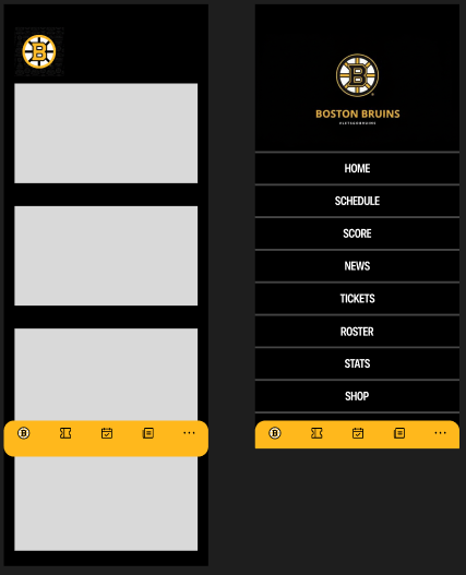 Bruins mid-fidelity screen 3